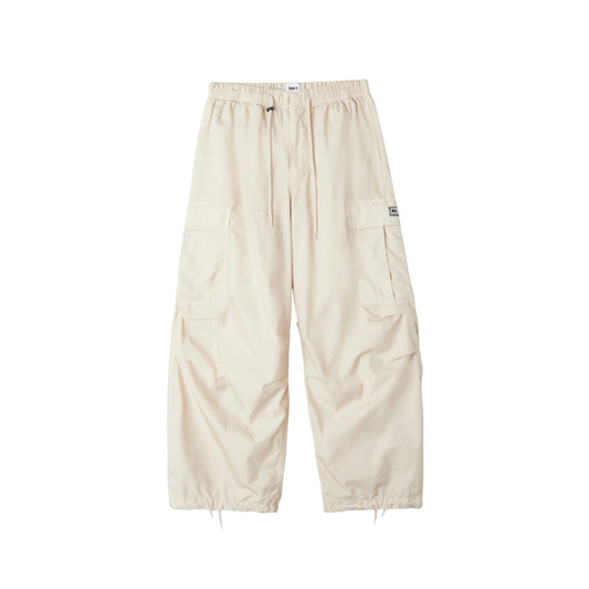 Pantalone Uomo Obey Giant Parachute Cargo Pant - Beige - Pantaloni di Obey | Francis Concept