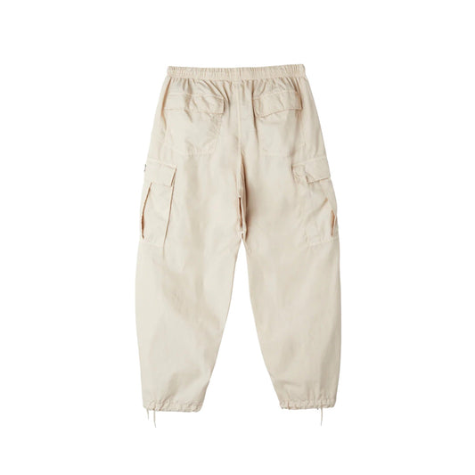 Pantalone Uomo Obey Giant Parachute Cargo Pant - Beige - Pantaloni di Obey | Francis Concept