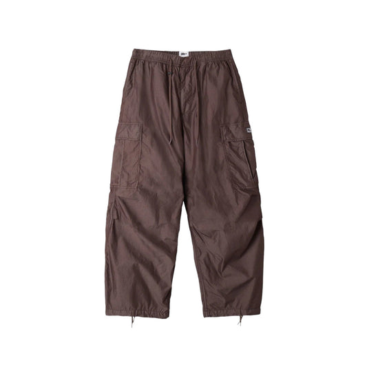 Pantalone Uomo Obey Giant Parachute Cargo Pant - Marrone - Pantaloni di Obey | Francis Concept