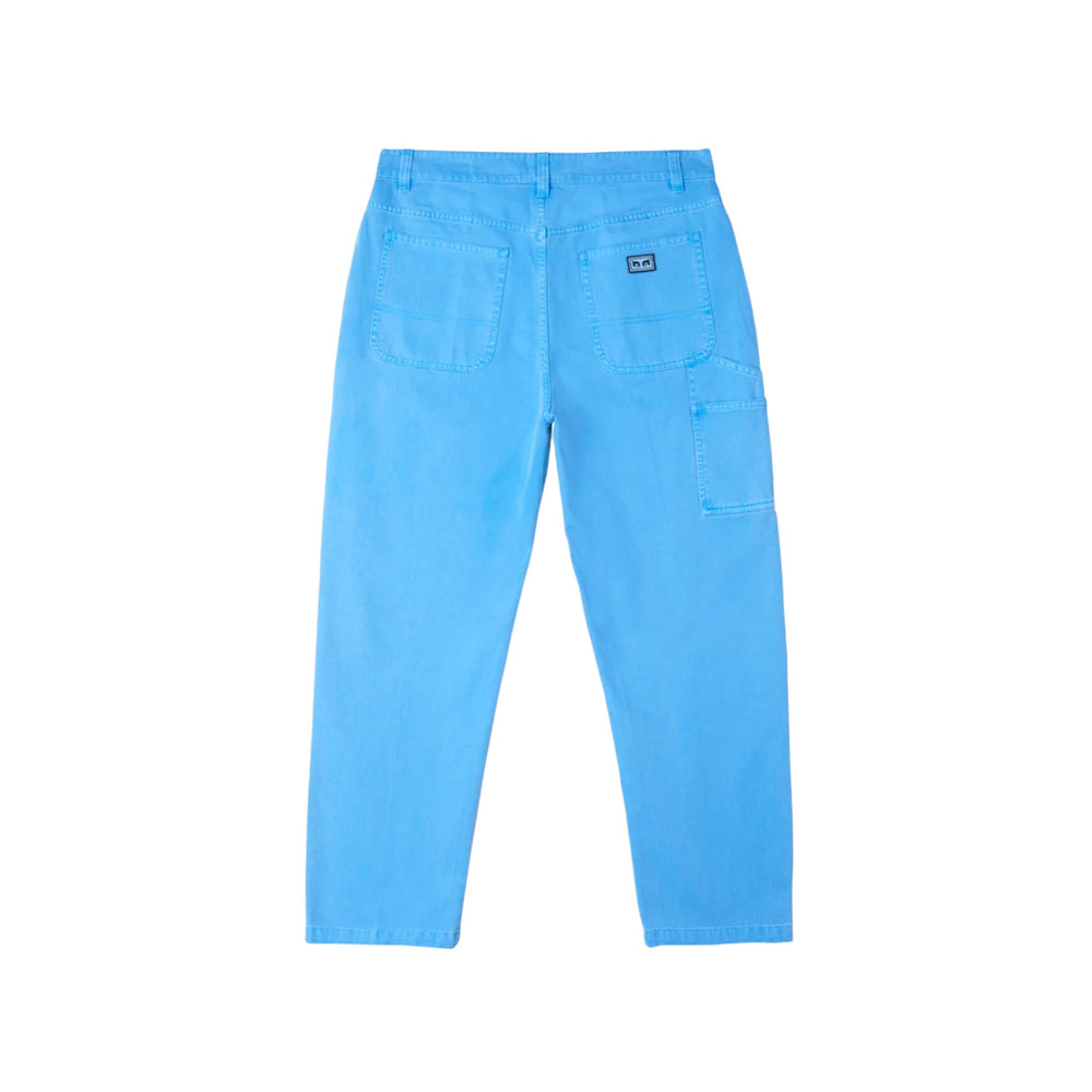 Pantalone Uomo Obey Hardwork Pigmaent Carpenter Pant - Blue - Pantaloni di Obey | Francis Concept