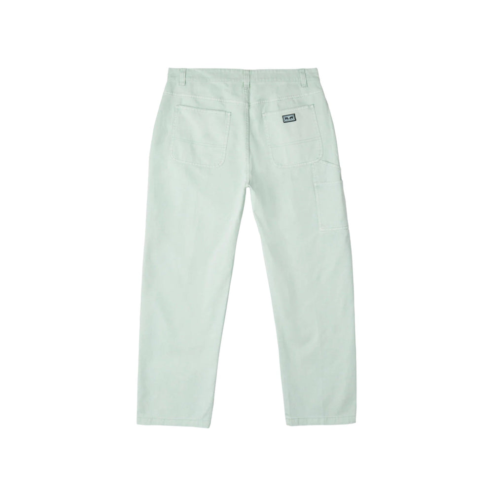 Pantalone Uomo Obey Hardwork Pigmaent Carpenter Pant - Verde - Pantaloni di Obey | Francis Concept