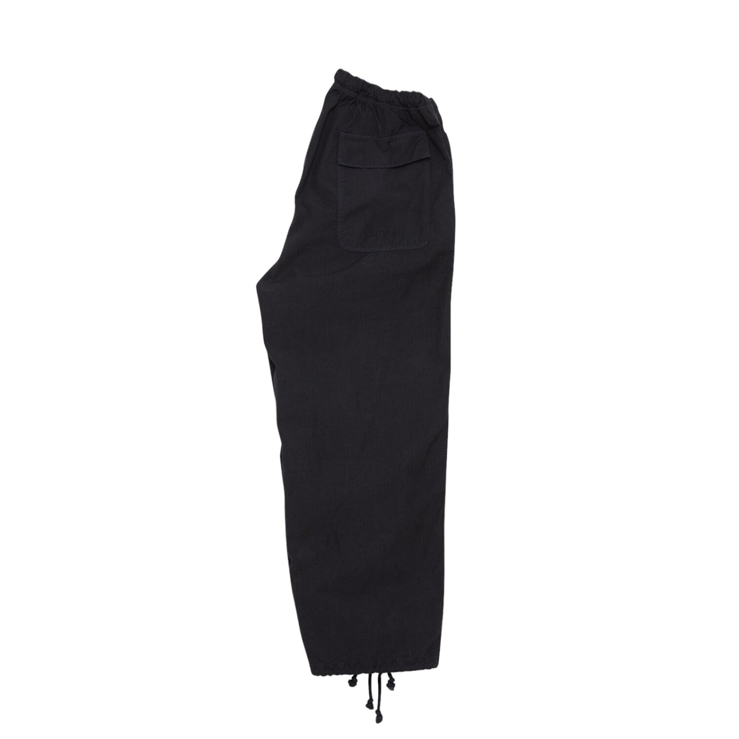 Pantalone Uomo Parachute Amish MAN AMISH Ripstop SW Washed black Nero - Pantaloni di Amish | Francis Concept