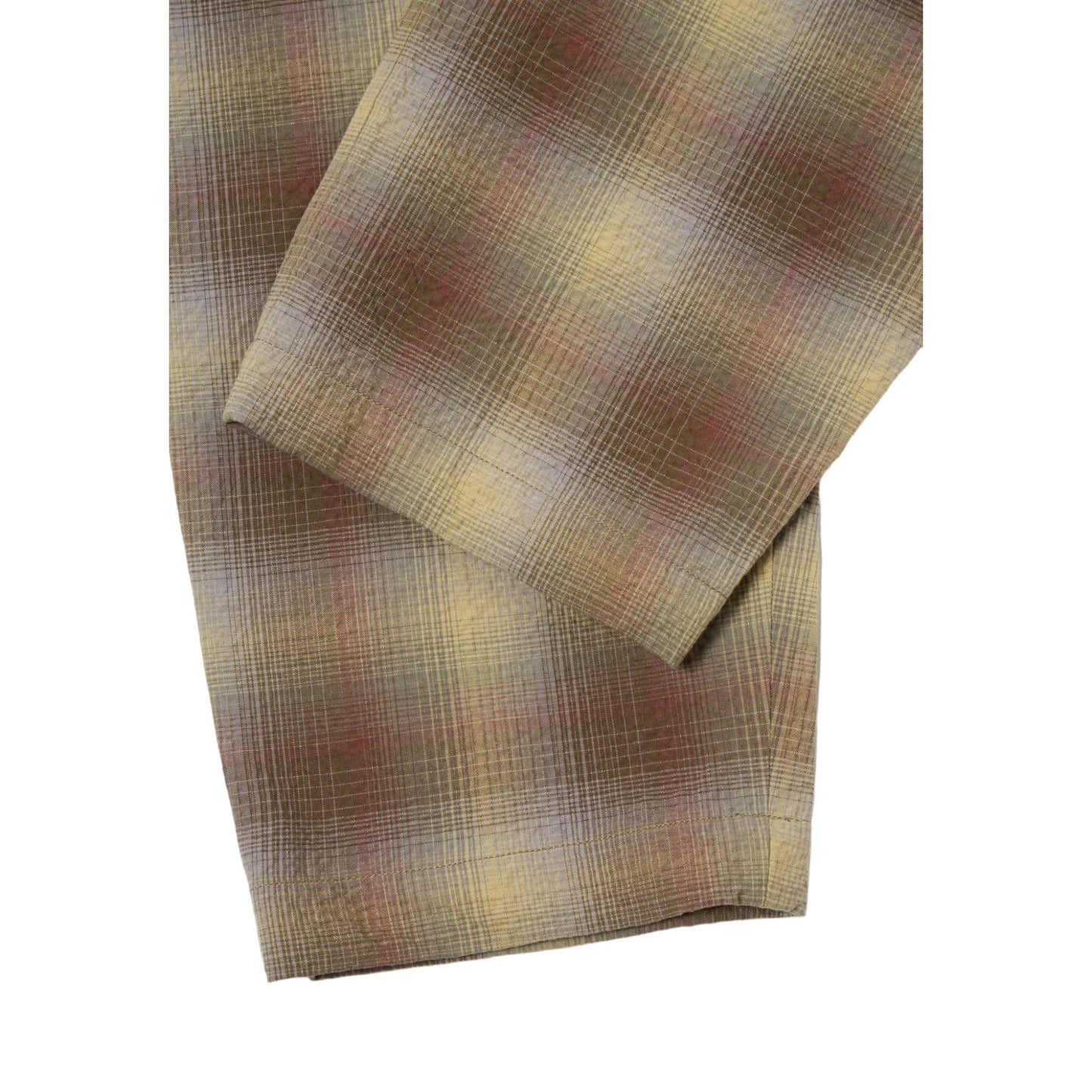 Pantalone Uomo Universal Works Check Seersucker Hi Water Trouser - Verde - Pantaloni di Universal Works | Francis Concept
