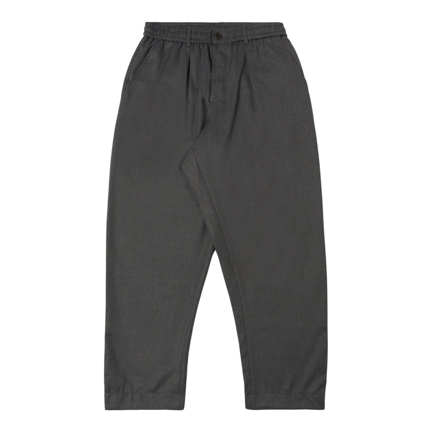 Pantaloni Universal Works Oxford Pant Travel Suiting - Charcoal - Pantaloni di Universal Works | Francis Concept