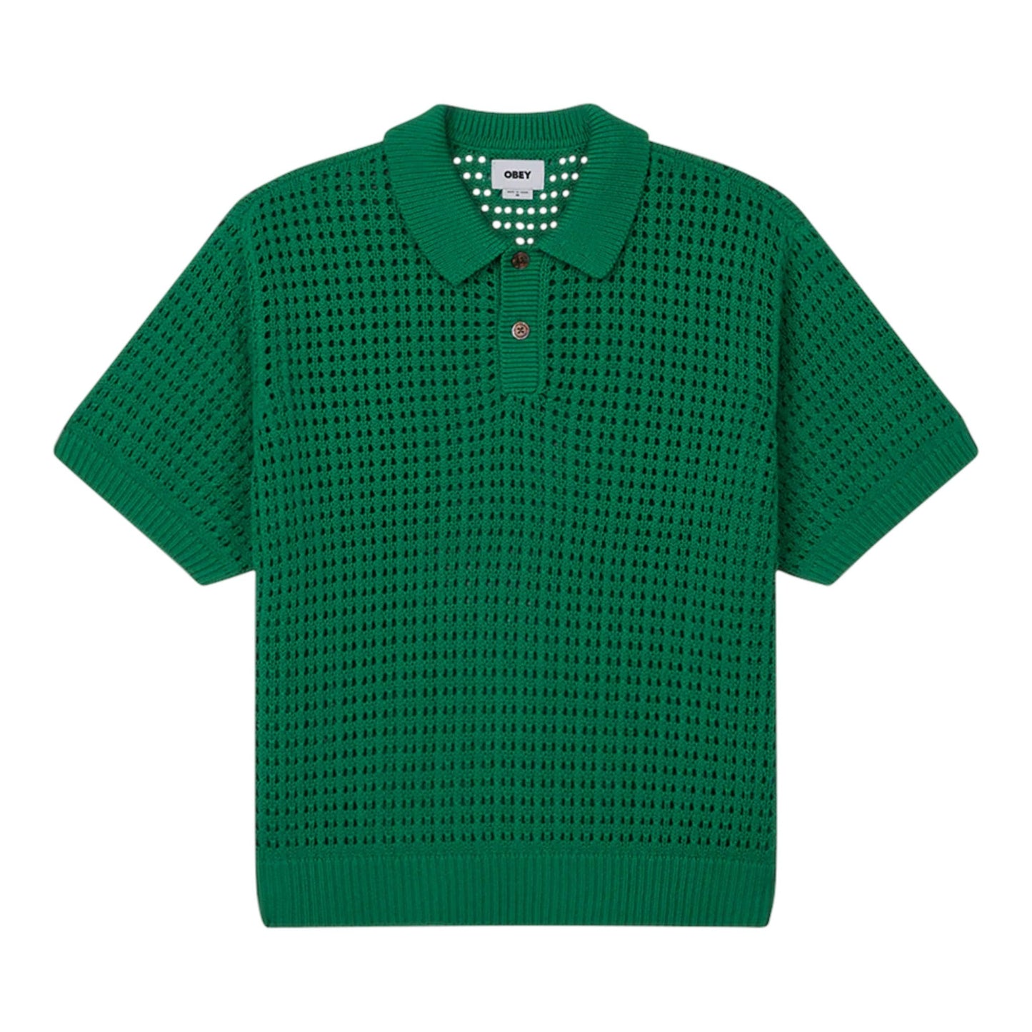 Polo Obey Kody Polo - Green - Polo di Obey | Francis Concept