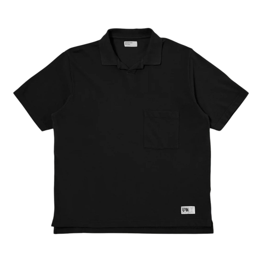 Polo Universal Works Vacation Polo - Black - Polo di Universal Works | Francis Concept