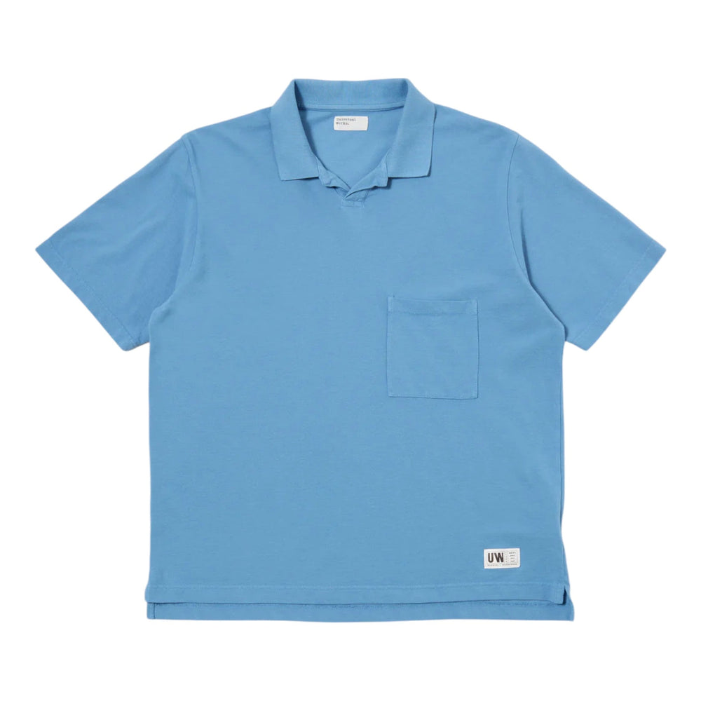 Polo Universal Works Vacation Polo - Summer Blue - Polo di Universal Works | Francis Concept