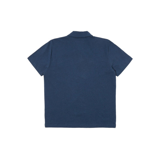 polo Uomo Universal Works Newlyn Polo - Blu - Polo di Universal Works | Francis Concept