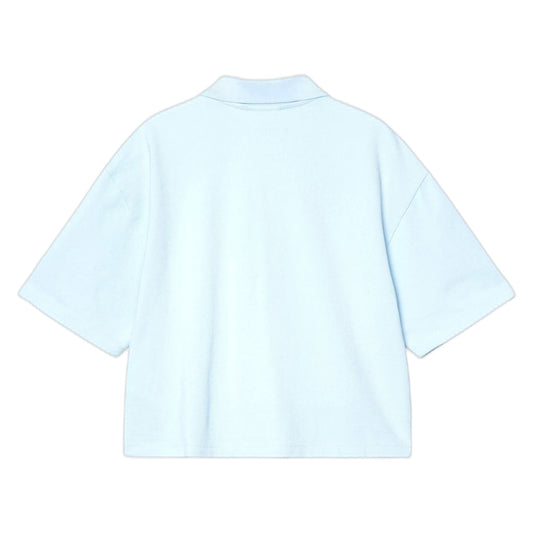 Polo W' Carhartt Wip Script Polo TS - Icaria / White - T-Shirt di Carhartt Wip | Francis Concept