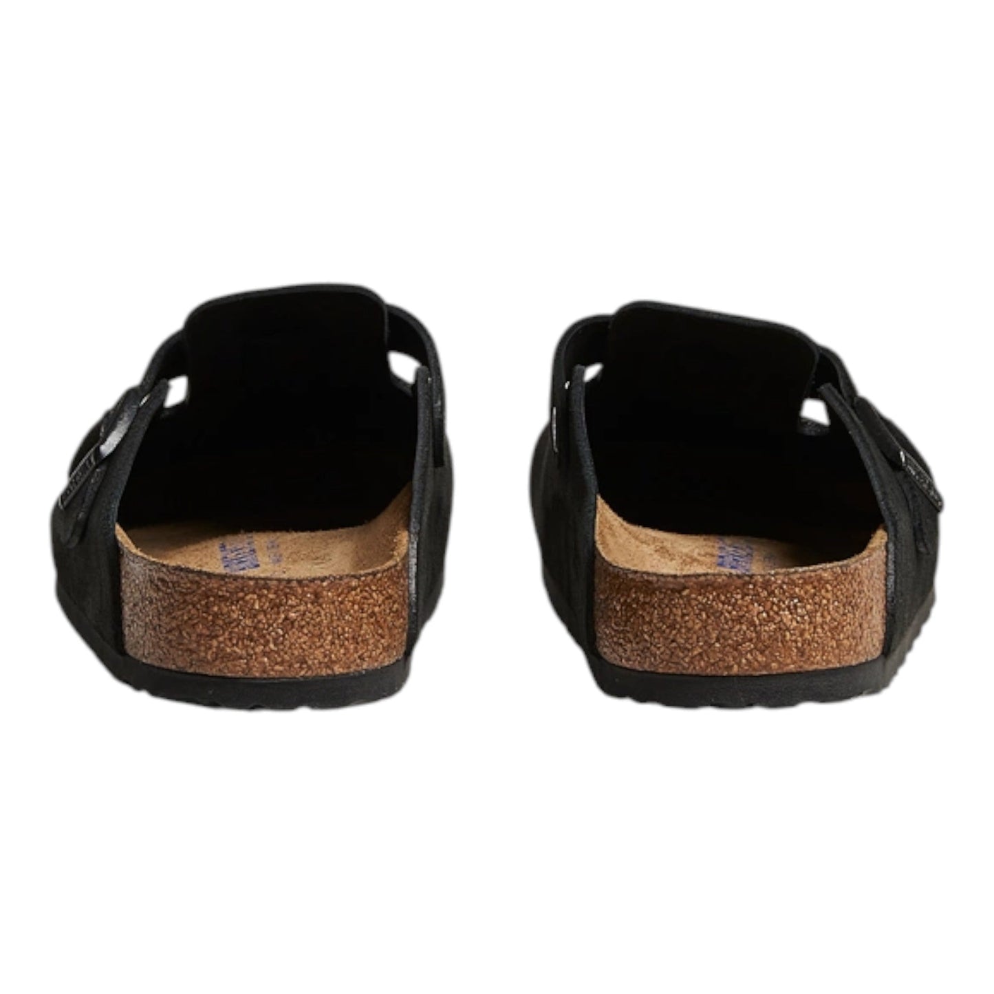 Sabot Birkenstock Boston BS Suede Leather - Black - Scarpe di Birkenstock | Francis Concept