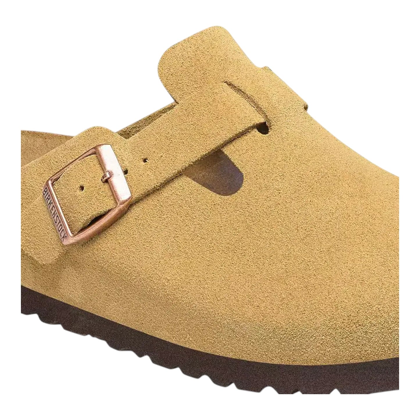 Sabot Birkenstock Boston BS Suede Leather - Latte Cream - Scarpe di Birkenstock | Francis Concept