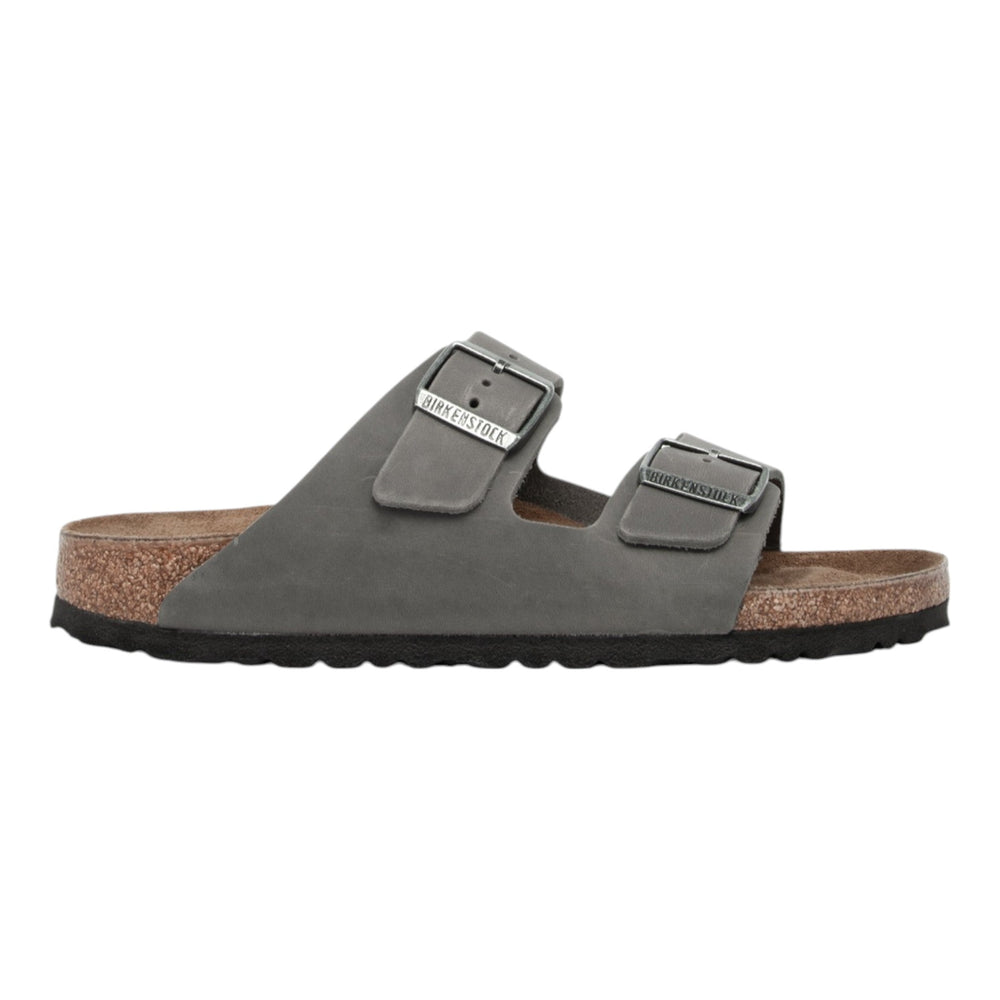 Sandali Birkenstock Arizona Oiled Leather - Iron - Scarpe di Birkenstock | Francis Concept