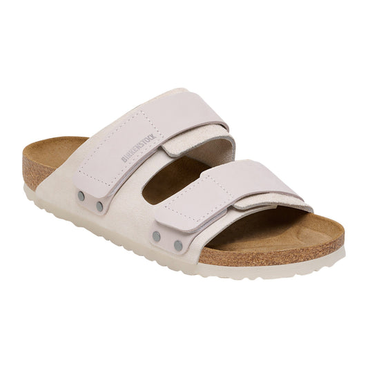 Sandali Birkenstock Uji in Pelle Scamosciatai - Antique White - Scarpe di Birkenstock | Francis Concept