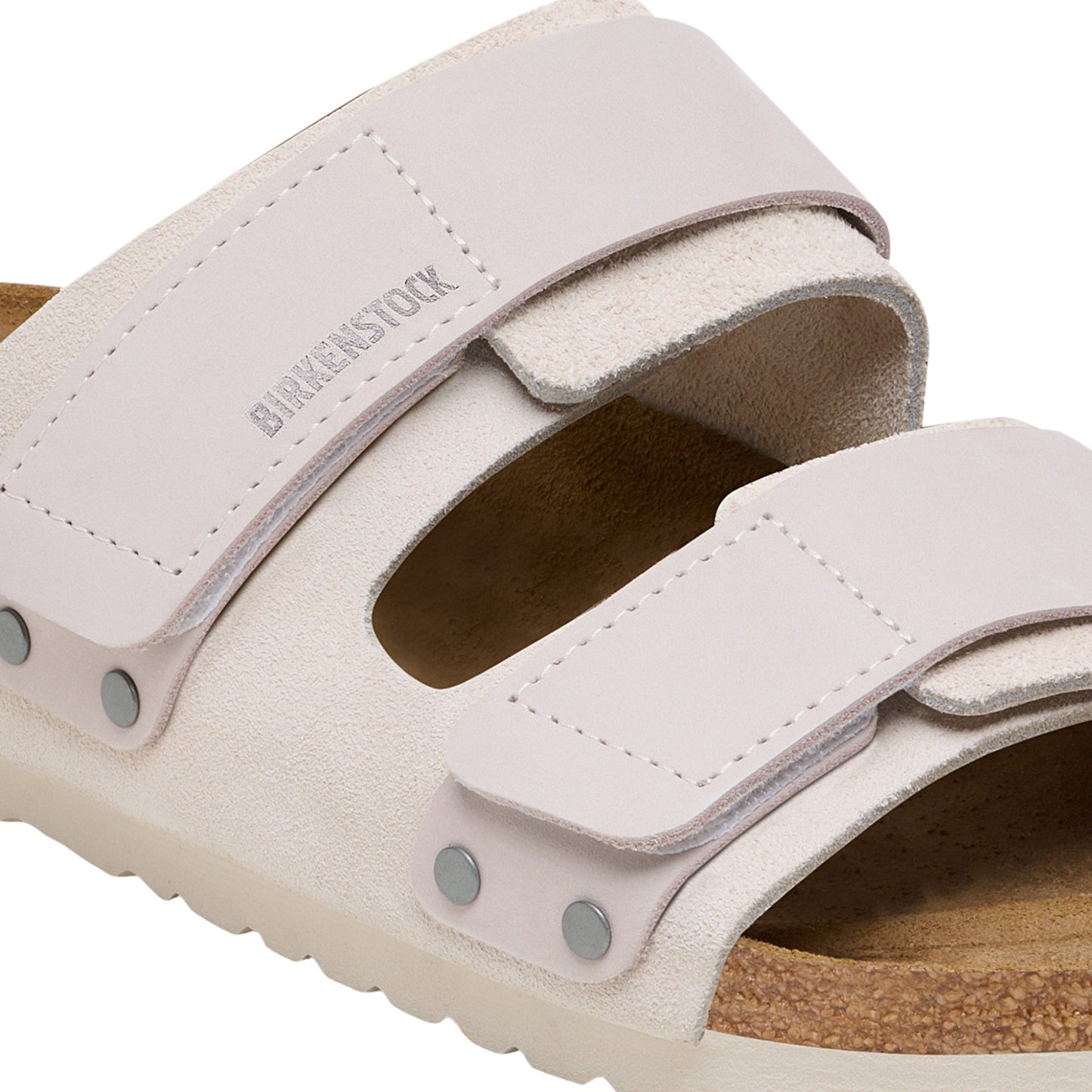 Sandali Birkenstock Uji in Pelle Scamosciatai - Antique White - Scarpe di Birkenstock | Francis Concept