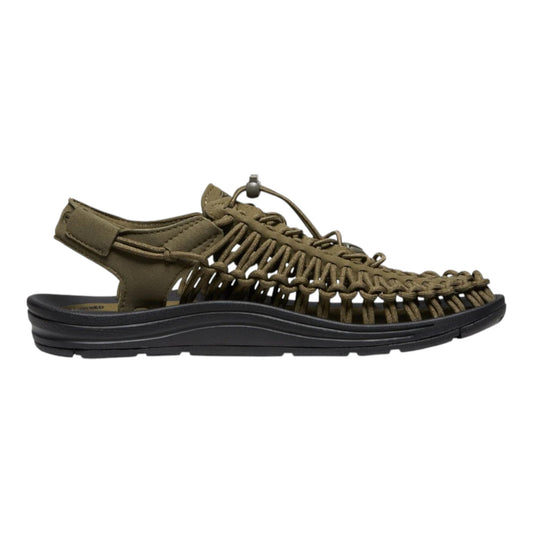 Sandali Da Uomo Keen Uneek Da Trekking - Dark Olive / Black - Scarpe di Keen | Francis Concept