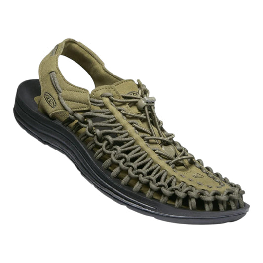 Sandali Da Uomo Keen Uneek Da Trekking - Dark Olive / Black - Scarpe di Keen | Francis Concept