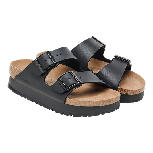 Sandali Donna Birkenstock Arizona Platform Papillio Vegane - Black - Scarpe di Birkenstock | Francis Concept