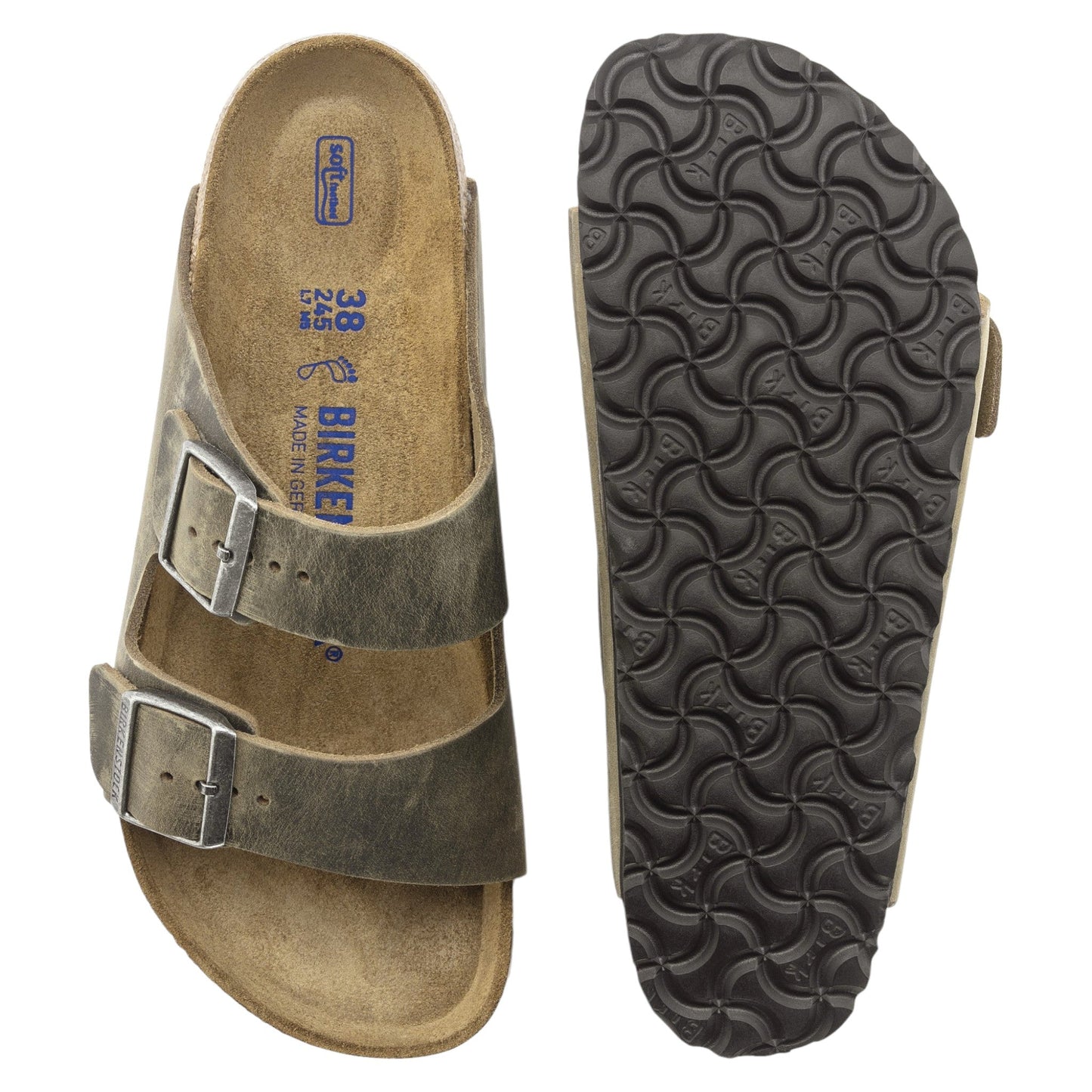 Sandali Unisex Birkenstock Arizona - Faded Khaki - Scarpe di Birkenstock | Francis Concept