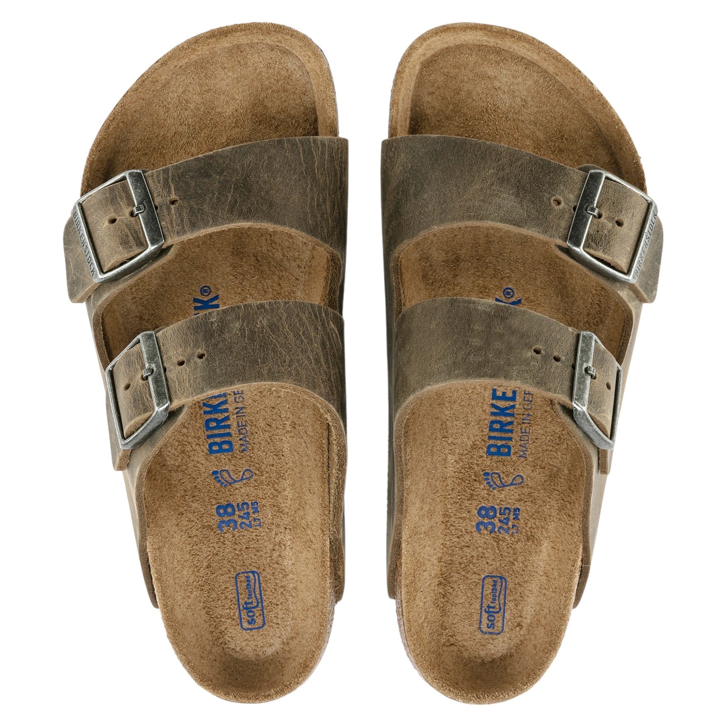 Sandali Unisex Birkenstock Arizona - Faded Khaki - Scarpe di Birkenstock | Francis Concept