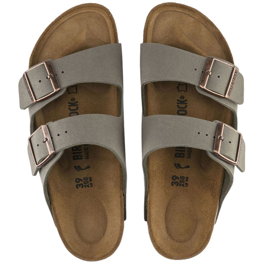 Sandali Unisex Birkenstock Arizona - Grigio Stone - Scarpe di Birkenstock | Francis Concept