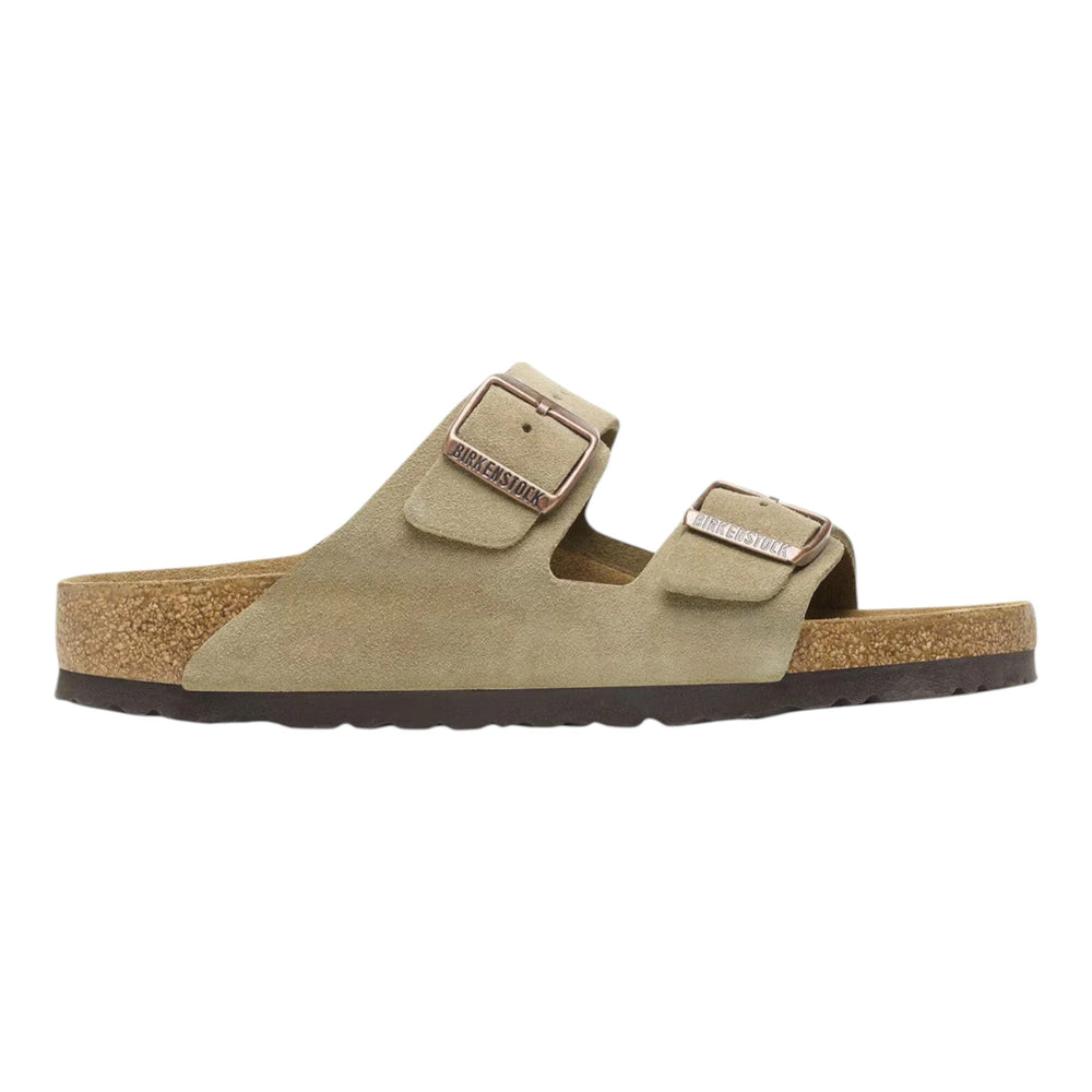 Sandali Unisex Birkenstock Arizona Suede Leather - Taupe - Scarpe di Birkenstock | Francis Concept