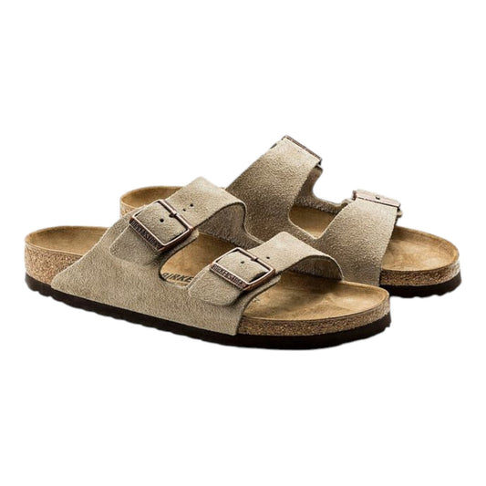 Sandali Unisex Birkenstock Arizona - Taupe Suede Leather - Scarpe di Birkenstock | Francis Concept