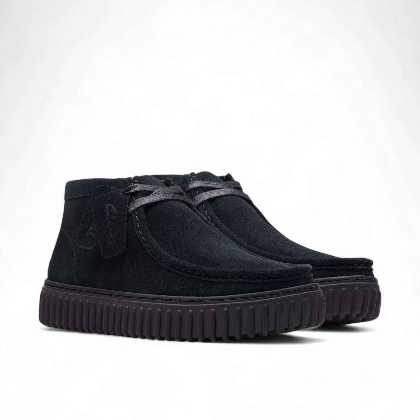 Scarpe Clarks Torhill High in Suede - Black - Scarpe di Clarks | Francis Concept