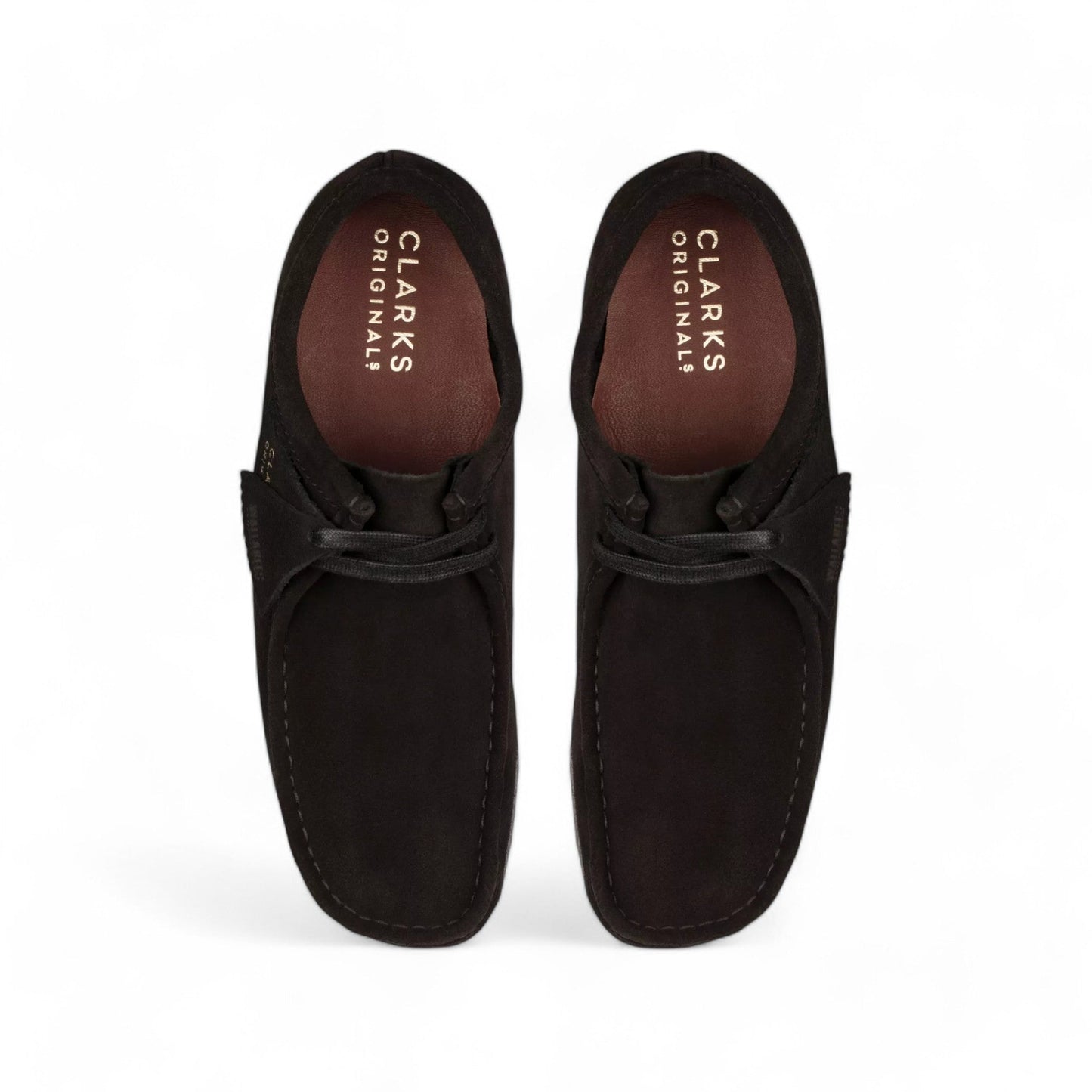 Scarpe Clarks Wallabee in Suede - Black - Scarpe di Clarks | Francis Concept