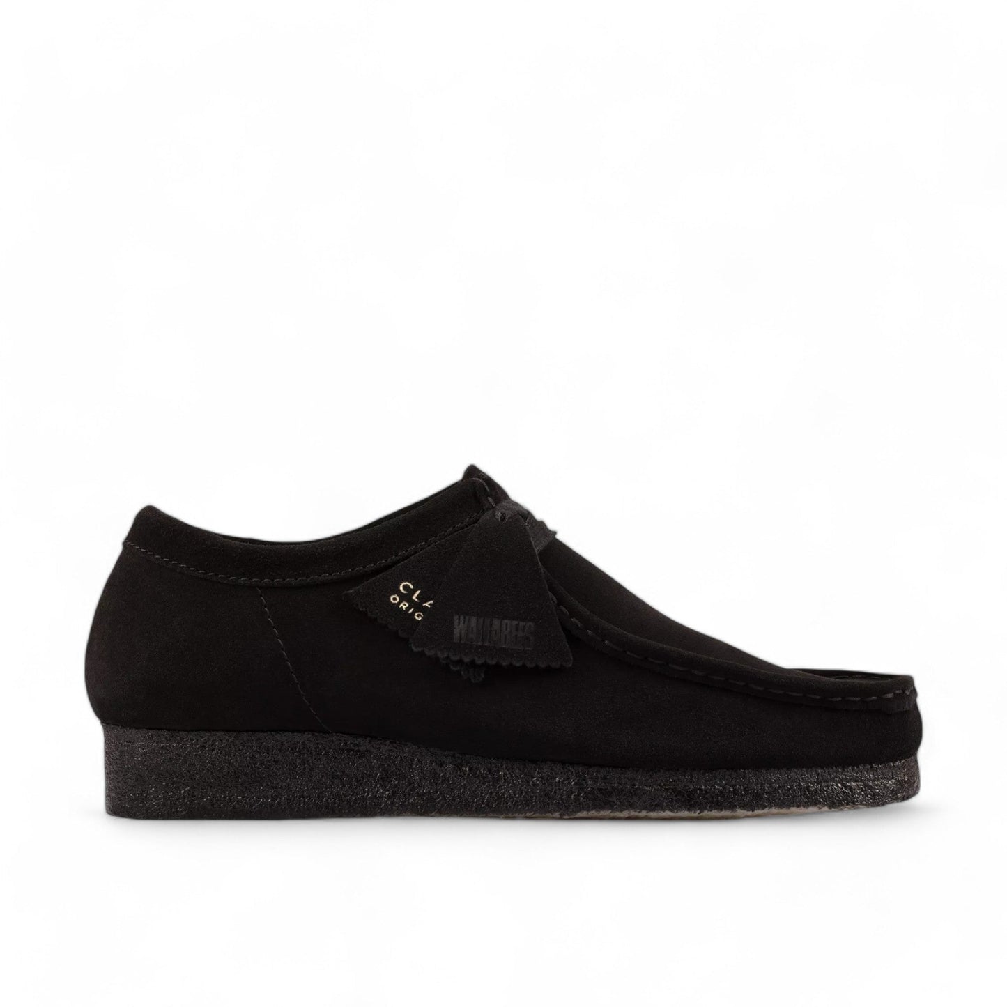 Scarpe Clarks Wallabee in Suede - Black - Scarpe di Clarks | Francis Concept