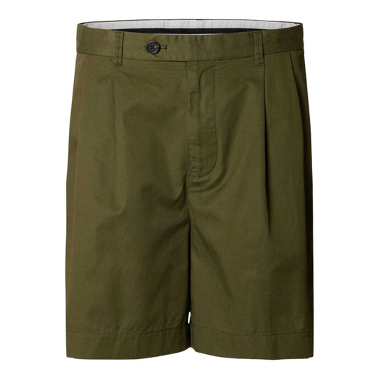 Selected Homme Adams Pleat Shorts - Kalamata - Bermuda di Selected Homme | Francis Concept