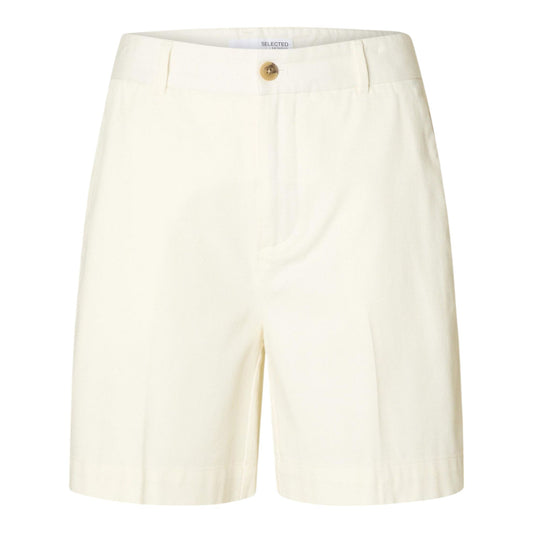 Selected Homme Atlas Shorts - Egret - Bermuda di Selected Homme | Francis Concept