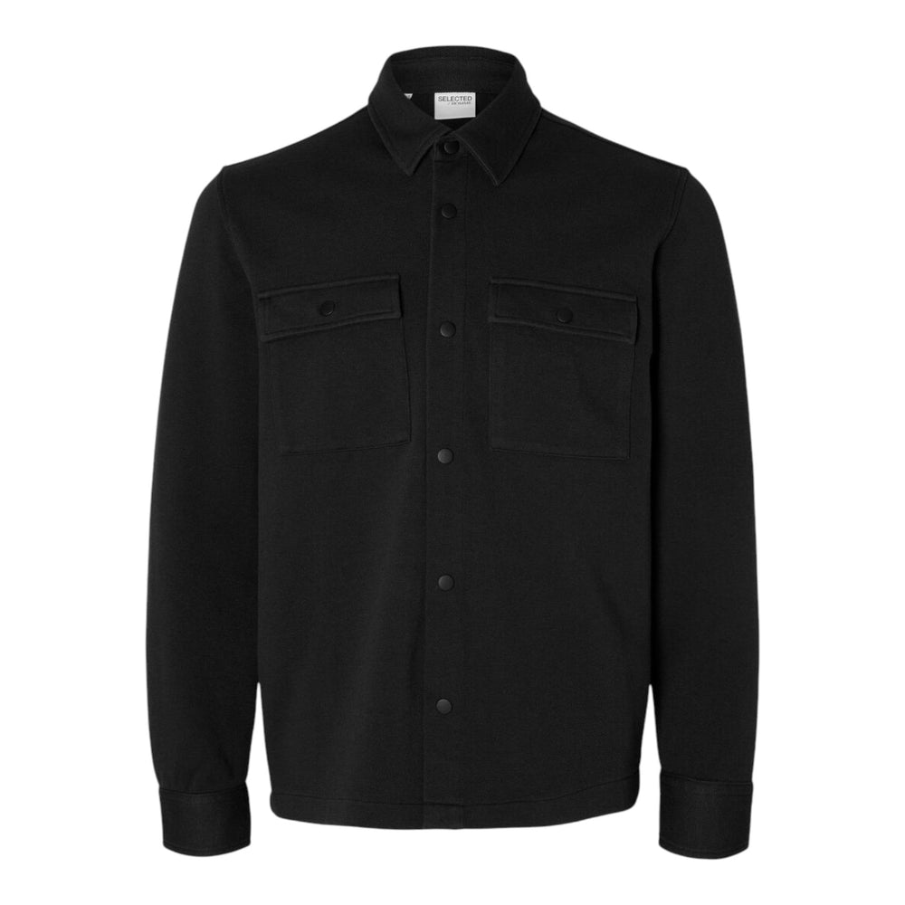 Selected Homme Jackie Sweat Jacket - Black - Camicie di Selected Homme | Francis Concept