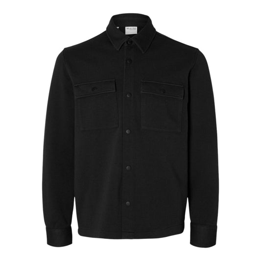 Selected Homme Jackie Sweat Jacket - Black - Camicie di Selected Homme | Francis Concept