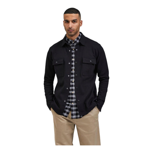 Selected Homme Jackie Sweat Jacket - Black - Camicie di Selected Homme | Francis Concept