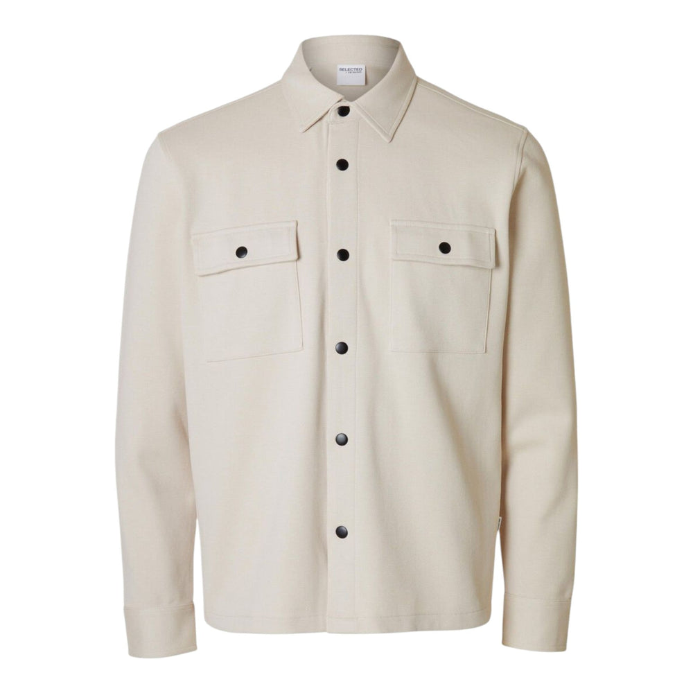 Selected Homme Jackie Sweat Jacket - Oatmeal - Giacche di Francis Concept | Francis Concept