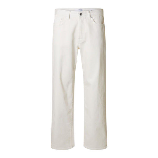 Selected Homme Loose Kobe Pant - Egret - Pantaloni di Selected Homme | Francis Concept
