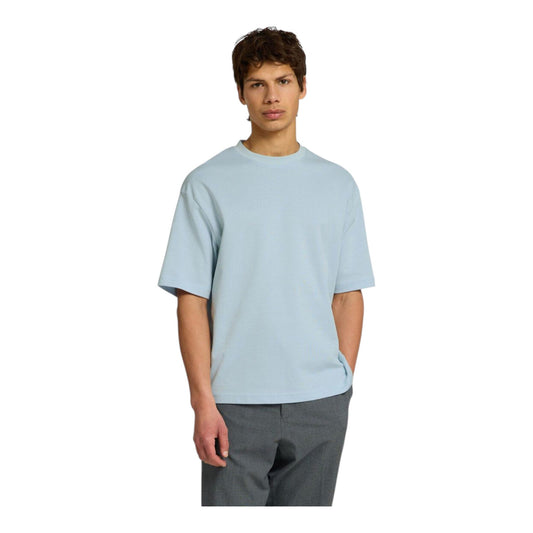 Selected Homme Loose Oscar O - Neck Tee - Winter Sky - T-Shirt di Selected Homme | Francis Concept