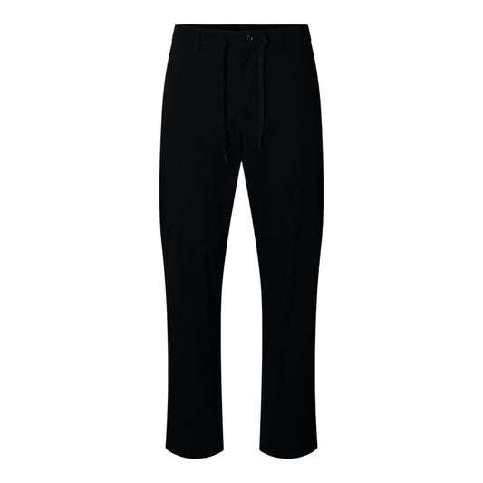 Selected Homme Loose Robert Flex Pant - Black - Pantaloni di Selected Homme | Francis Concept