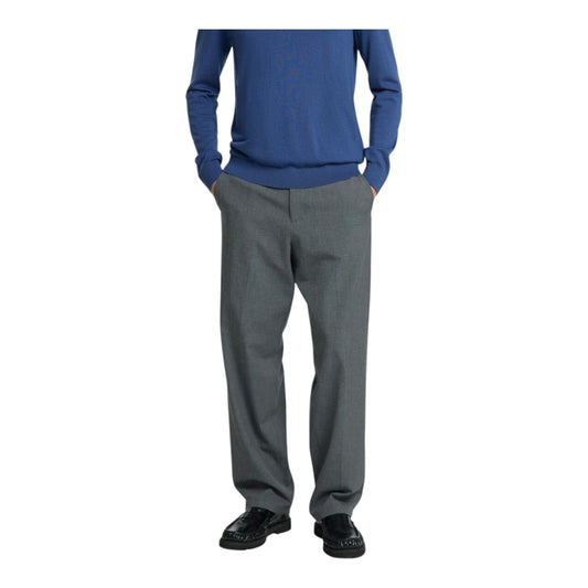 Selected Homme Loose Robert Flex Pant - Grey Melange - Pantaloni di Selected Homme | Francis Concept