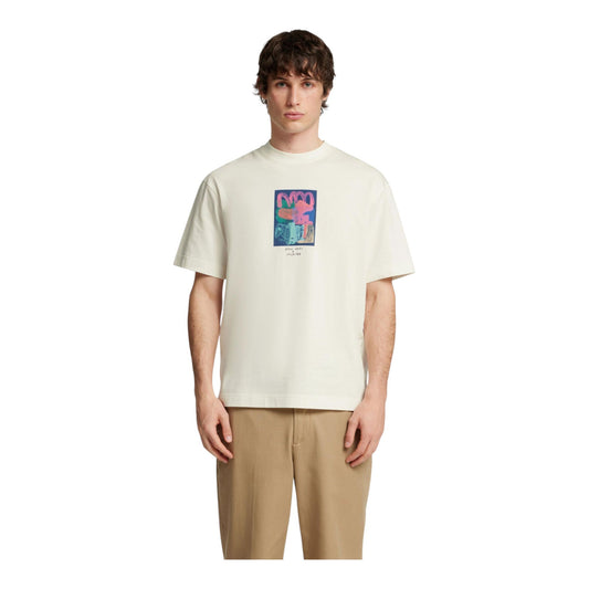 Selected Homme Relax Will License O - Neck Tee - White - T-Shirt di Selected Homme | Francis Concept