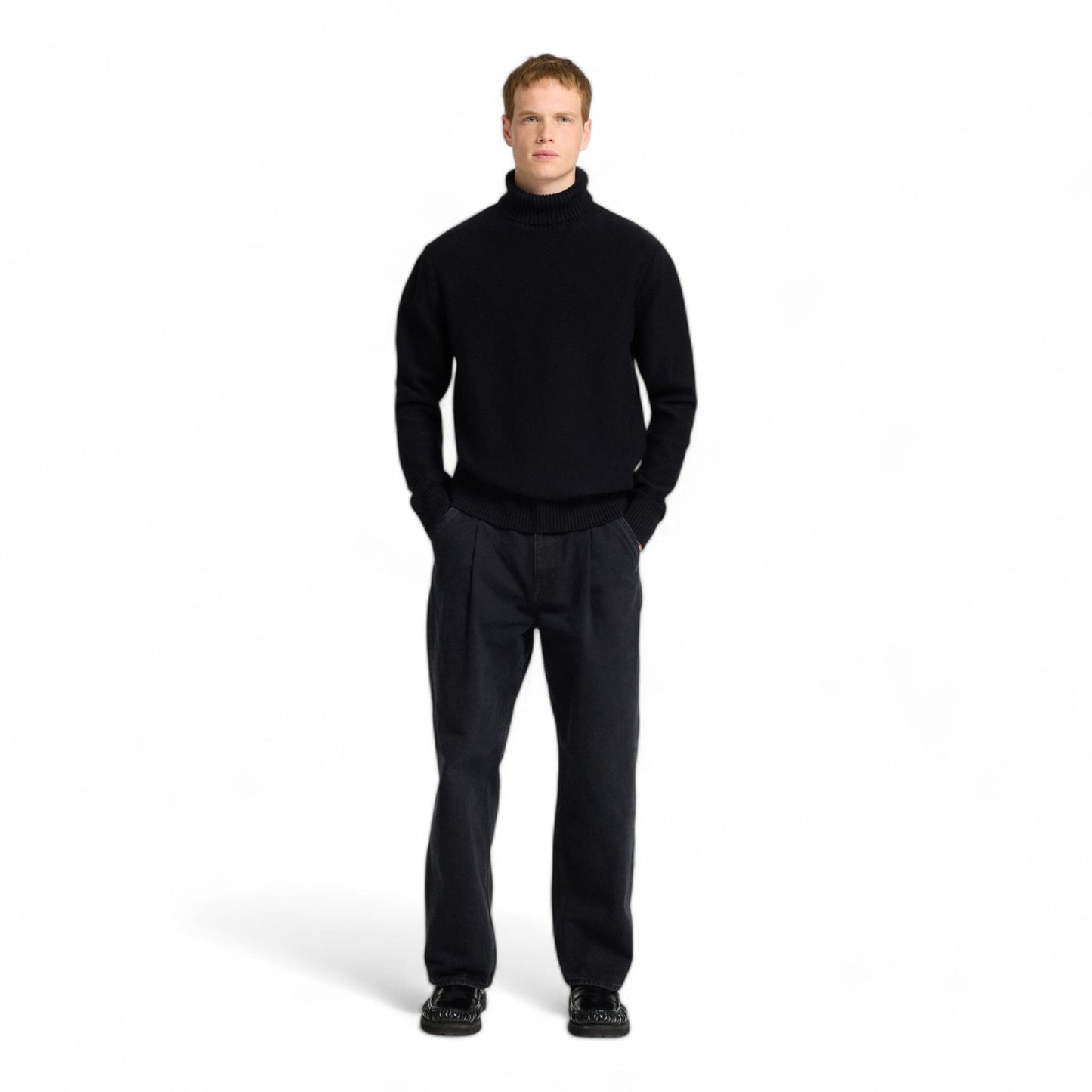 SELECTED HOMME SLHAXEL LS KNIT ROLL NECK NOOS - Maglieria di Selected Homme | Francis Concept