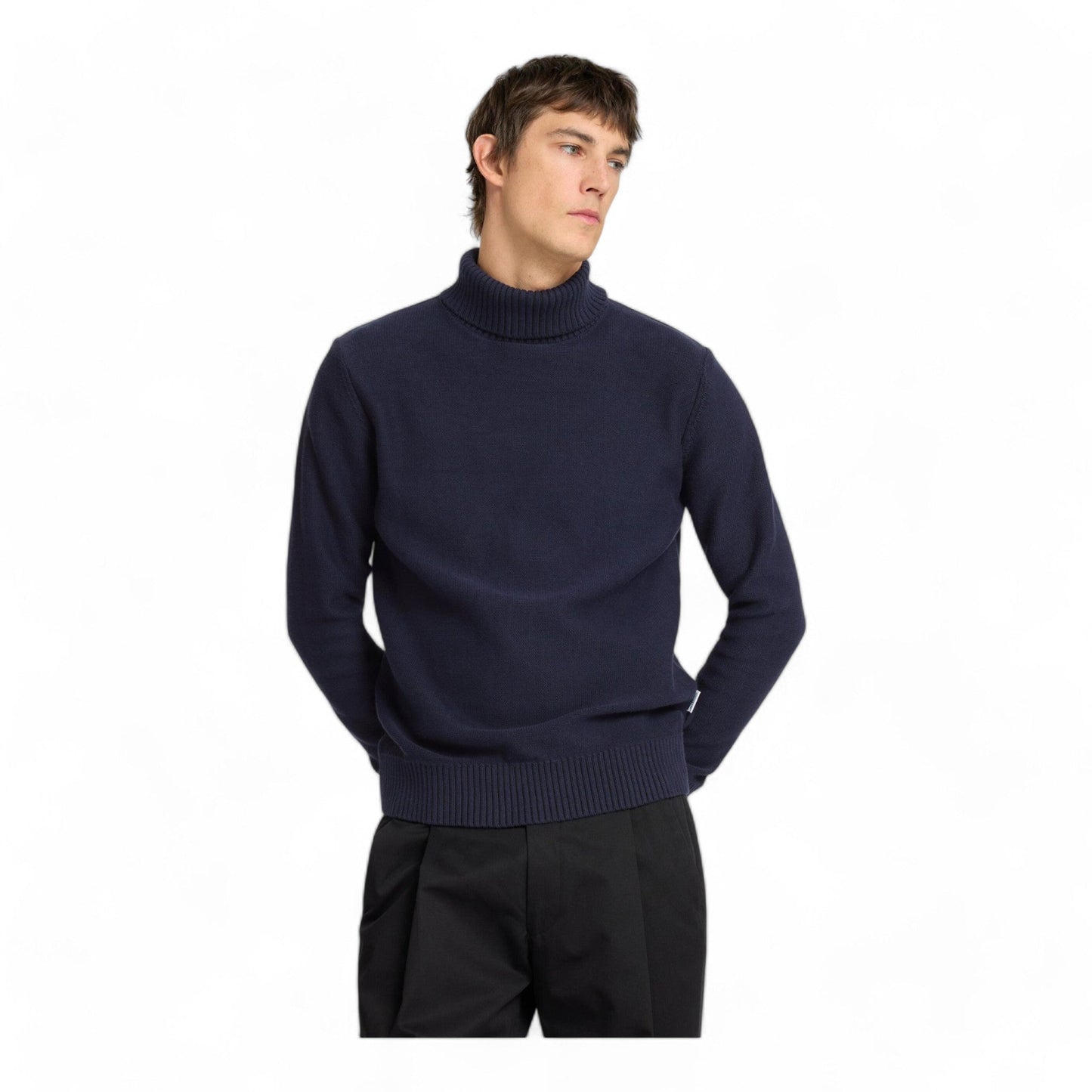 SELECTED HOMME SLHAXEL LS KNIT ROLL NECK NOOS - Maglieria di Selected Homme | Francis Concept