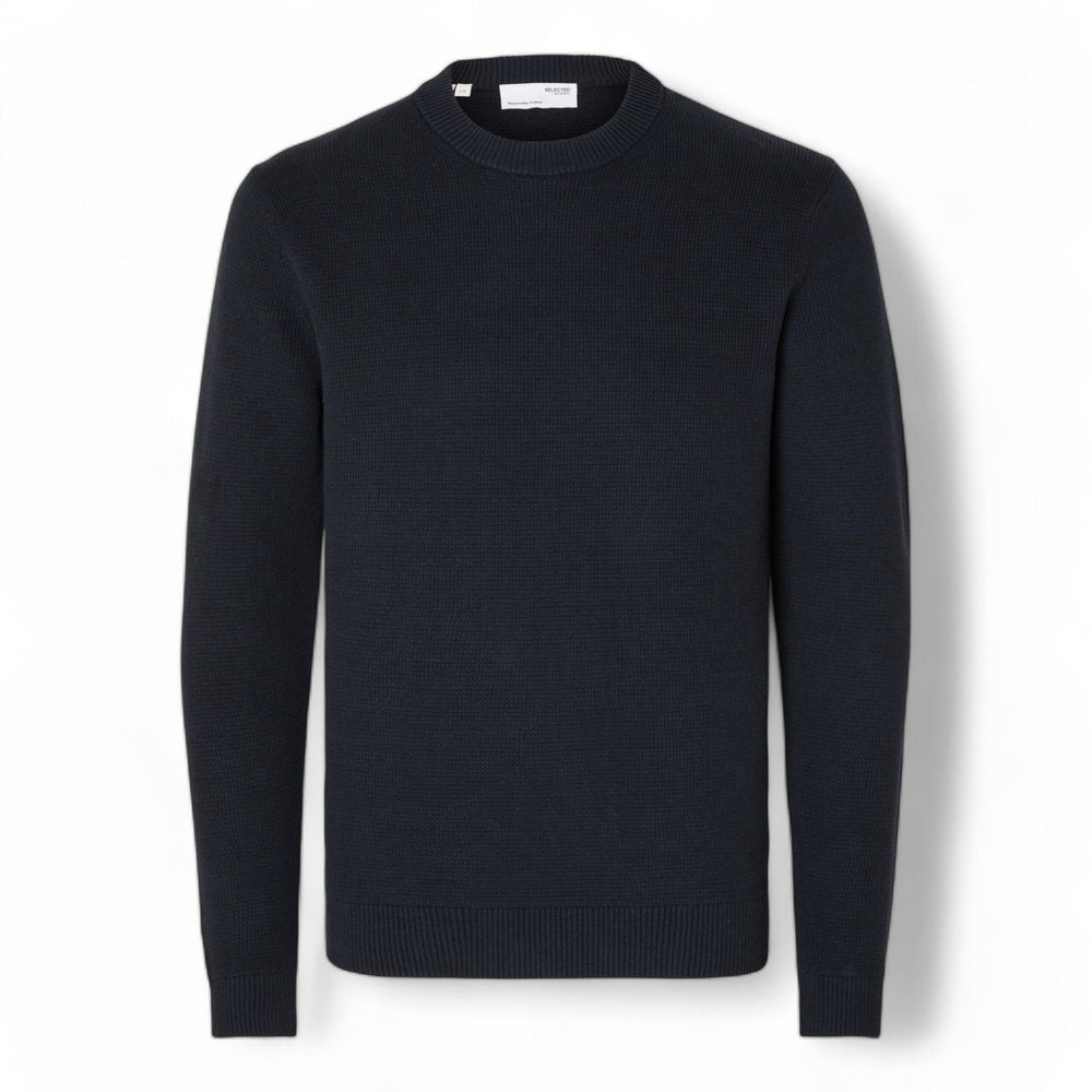 SELECTED HOMME SLHDANE LS KNIT STRUCTURE CREW NECK NOOS - Maglieria di Selected Homme | Francis Concept
