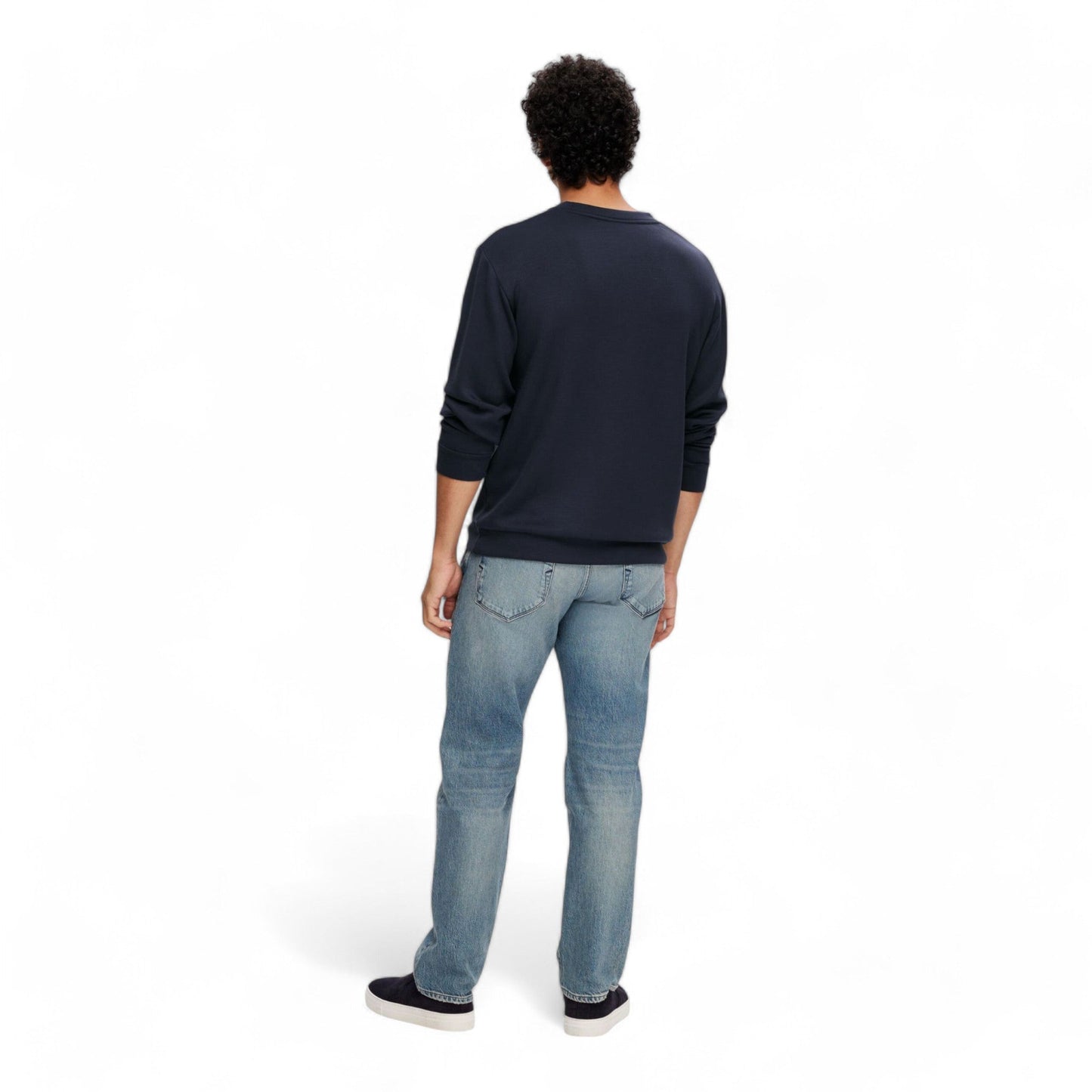 SELECTED HOMME SLHEMANUEL SOFT CREW NECK SWEAT NOOS - Felpe di Selected Homme | Francis Concept
