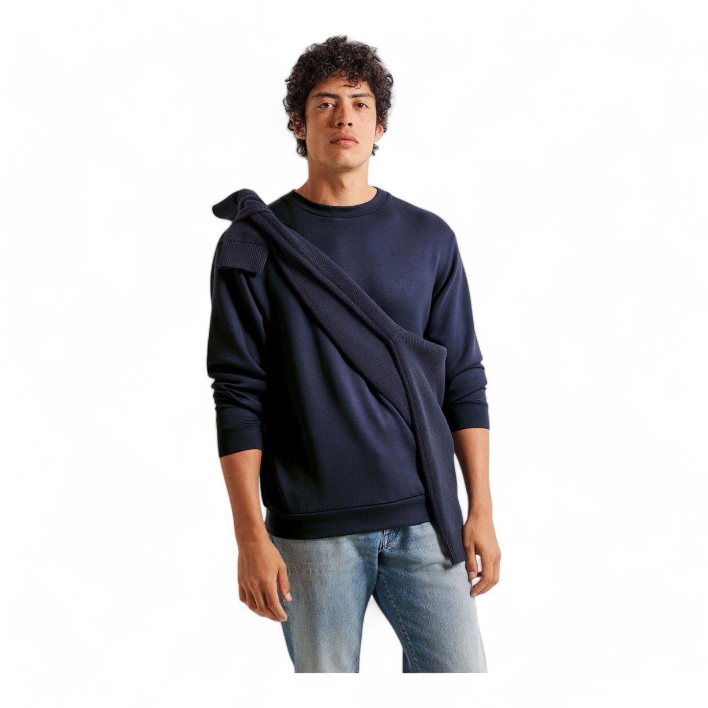 SELECTED HOMME SLHEMANUEL SOFT CREW NECK SWEAT NOOS - Felpe di Selected Homme | Francis Concept