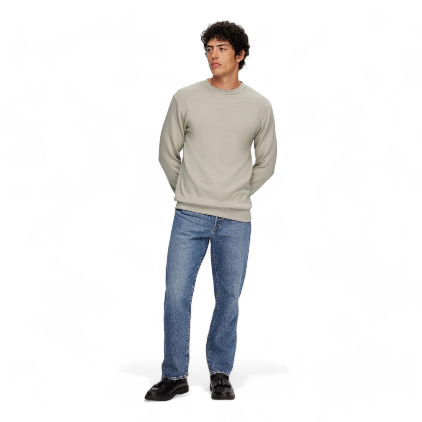 SELECTED HOMME SLHEMANUEL SOFT CREW NECK SWEAT NOOS - Felpe di Selected Homme | Francis Concept
