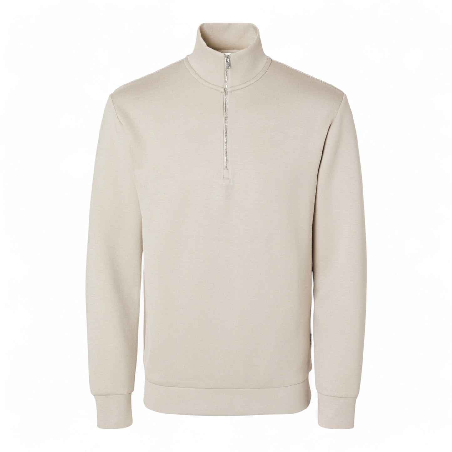 SELECTED HOMME SLHEMANUEL SOFT ZIP HIGH NECK SWEAT NOOS - Felpe di Selected Homme | Francis Concept