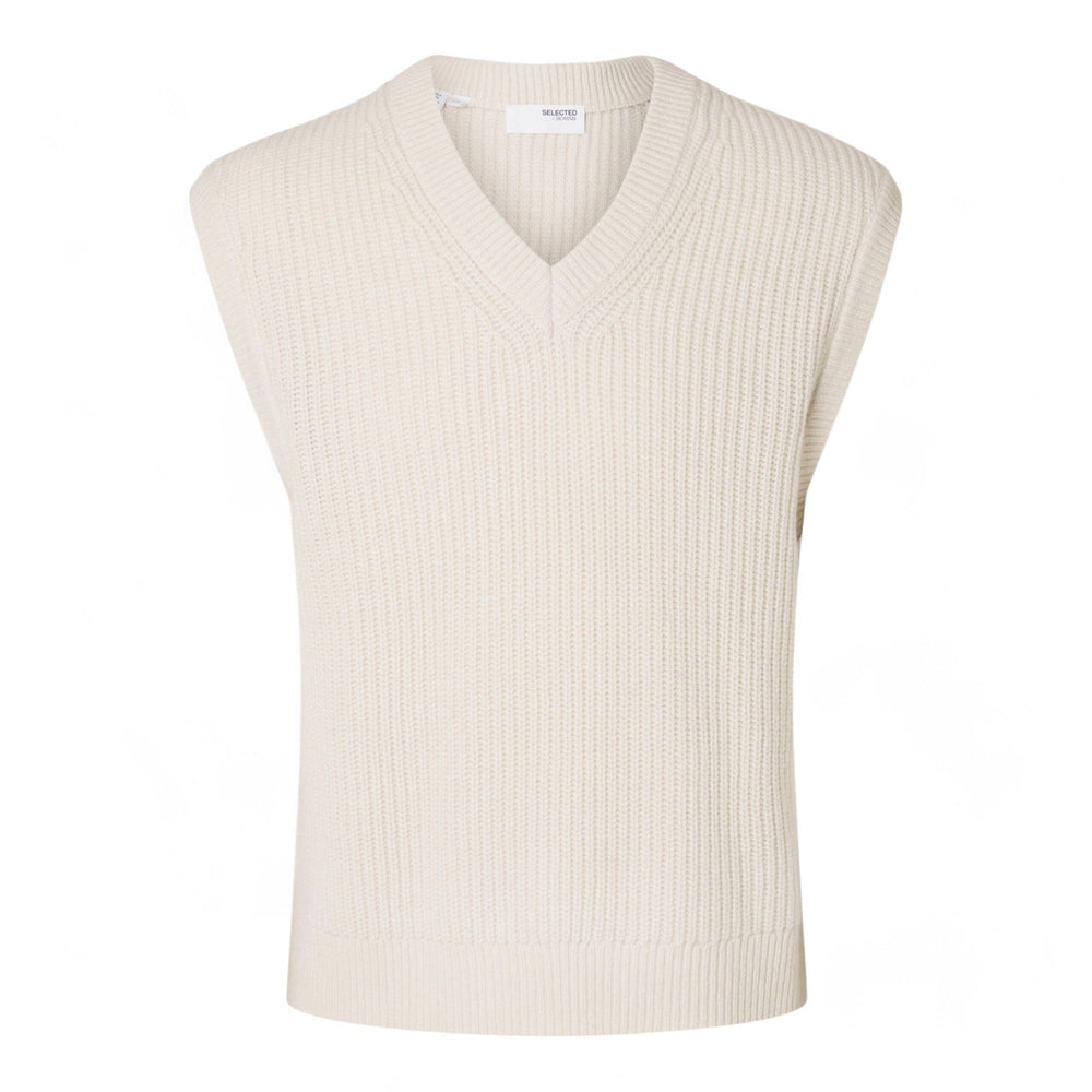 SELECTED HOMME SLHLAND SL KNIT RELAXED WAISTCOAT - Maglieria di Selected Homme | Francis Concept