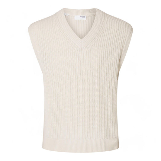 SELECTED HOMME SLHLAND SL KNIT RELAXED WAISTCOAT - Maglieria di Selected Homme | Francis Concept