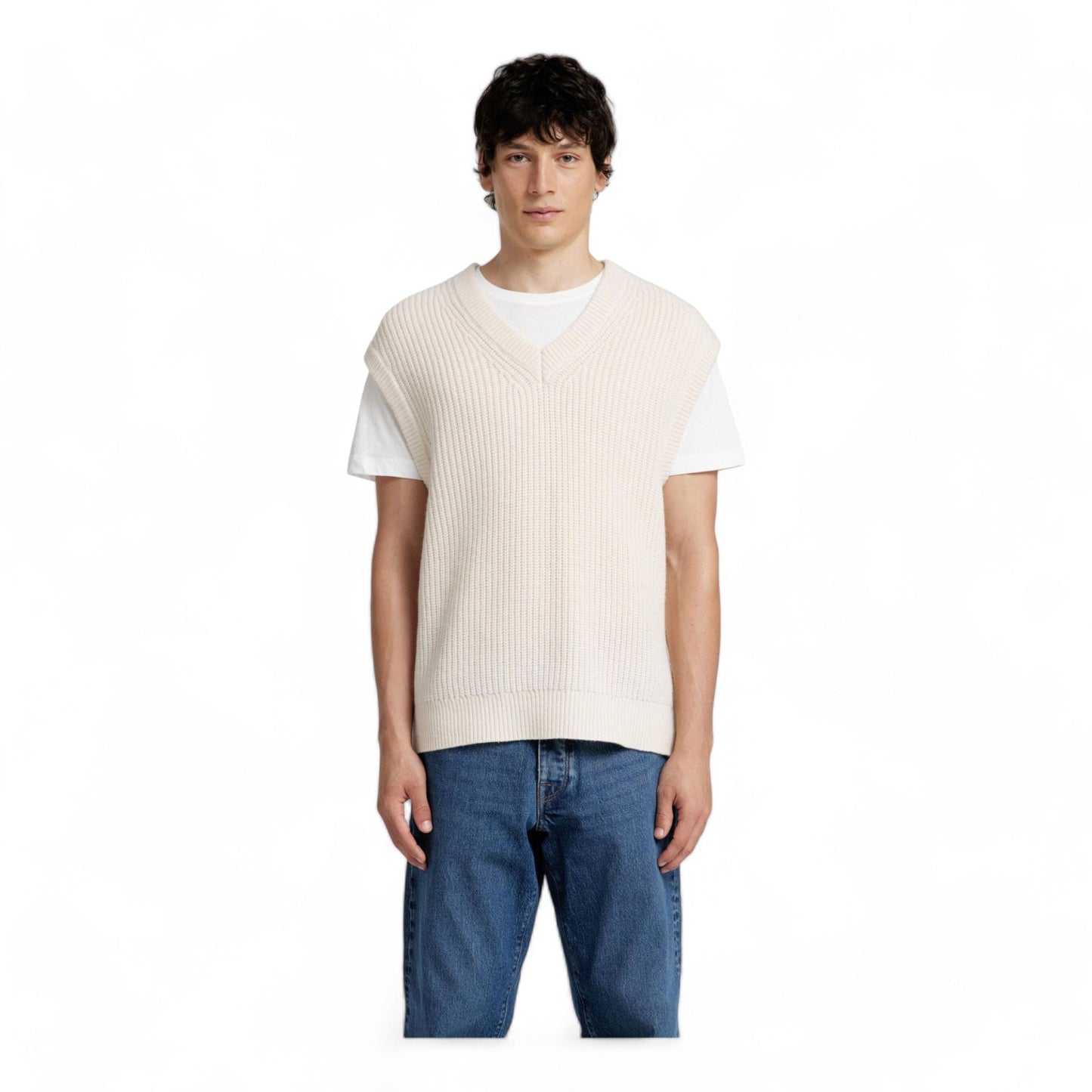 SELECTED HOMME SLHLAND SL KNIT RELAXED WAISTCOAT - Maglieria di Selected Homme | Francis Concept